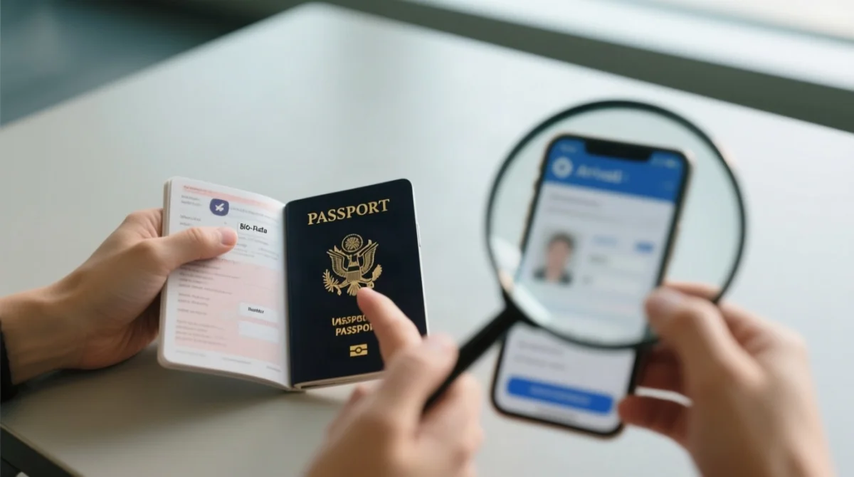 Passport Data Fields Required on the MDAC Form